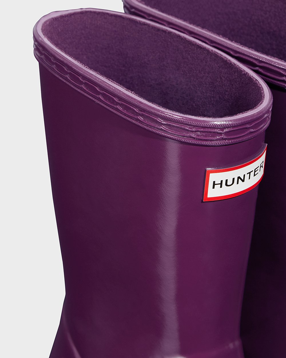 Bottes de Pluie Hunter Original First Classic Gloss Enfant Violette PFAWGUR-29